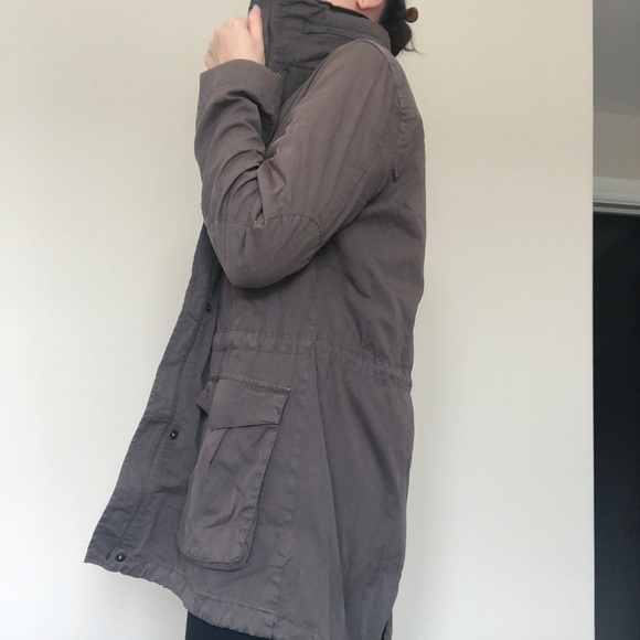 James Perse Elbow Patch Anorak Parka - Picture 5 of 16